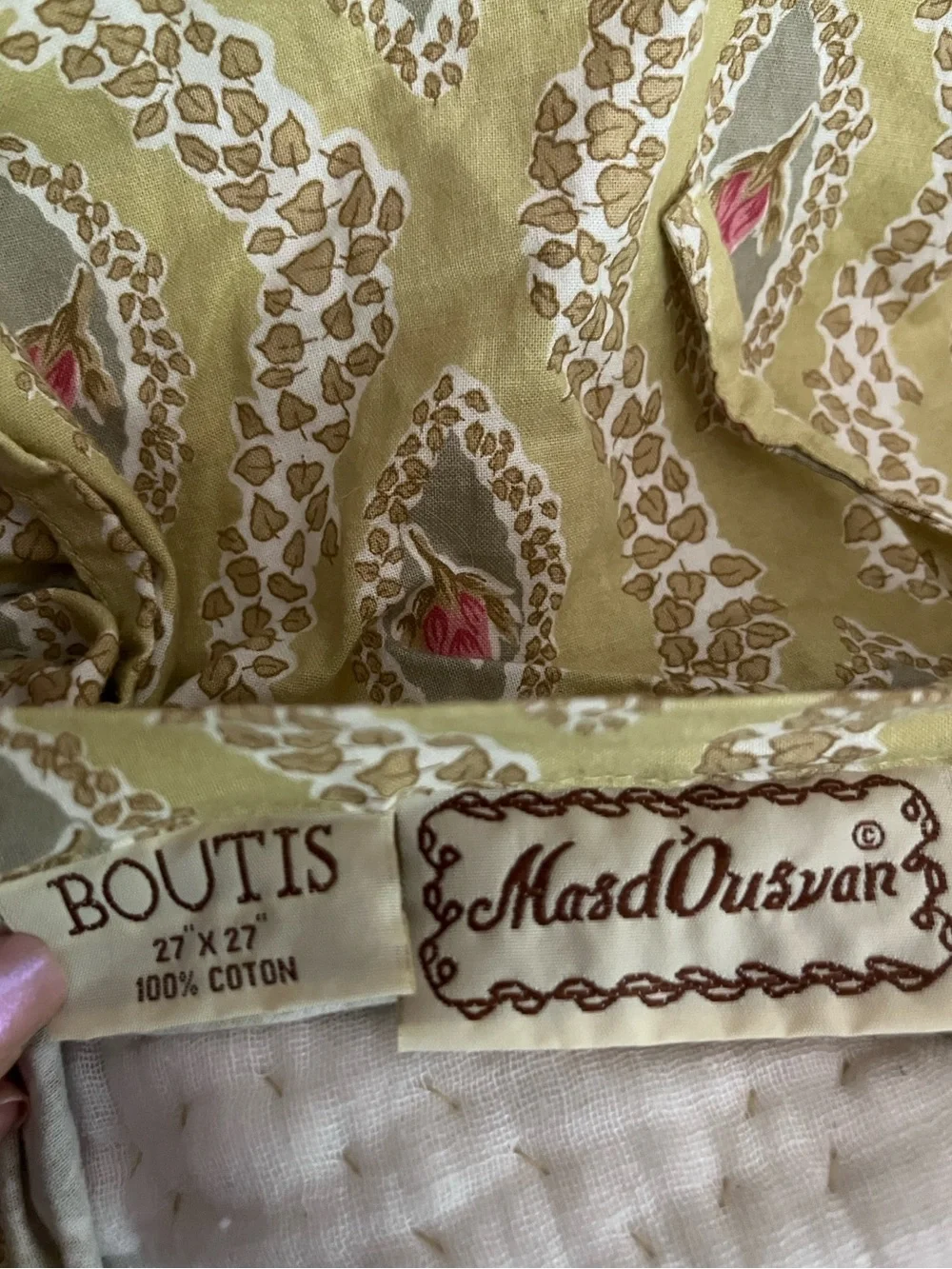 Mas d’Ousvan quilted floral
